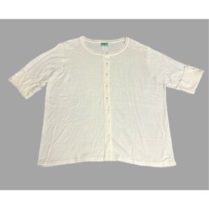 Sara Morgan cardigan short sleeve winter white Size XL